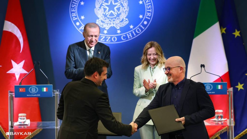 Baykar ve Leonardo stratejik İHA iştirakini Roma’da resmileştirdi!