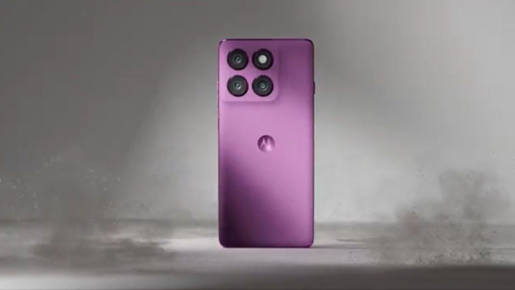 Moto Edge 70 için geri sayım: Tasarımı ortaya çıktı!