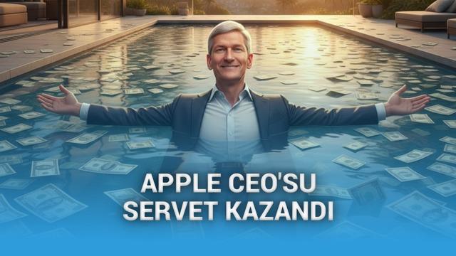 Apple CEO’su Tim Cook, 2025’te 74 milyon dolar kazandı