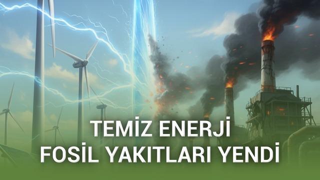 Avrupa’da rüzgâr ve güneş gücü birinci sefer elektrik üretiminde fosil yakıtları geçti