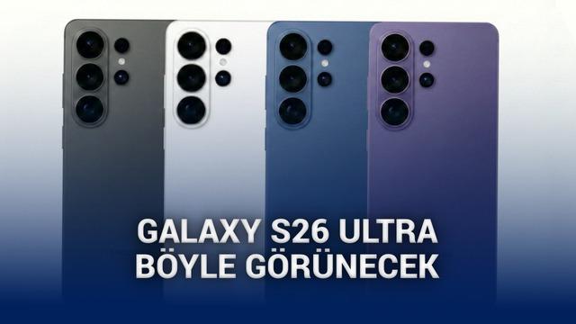 Tüm renkler ortaya çıktı: Samsung Galaxy S26 Ultra bu türlü görünecek