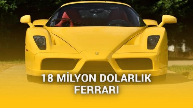 Yalnızca 1.050 kilometredeki Ferrari Enzo, 780 milyon TL’ye satıldı