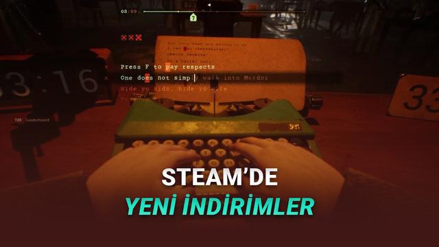 Steam Yazma Şenliği İndirimleri Başladı (Yüzlerce Oyunda %90’a Varan İndirimler Var)