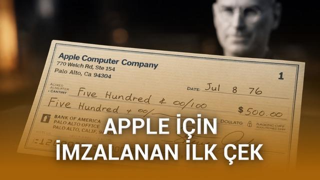 Steve Jobs’ın Apple’ı kurarken yazdığı birinci çek tarihi bir fiyata satıldı
