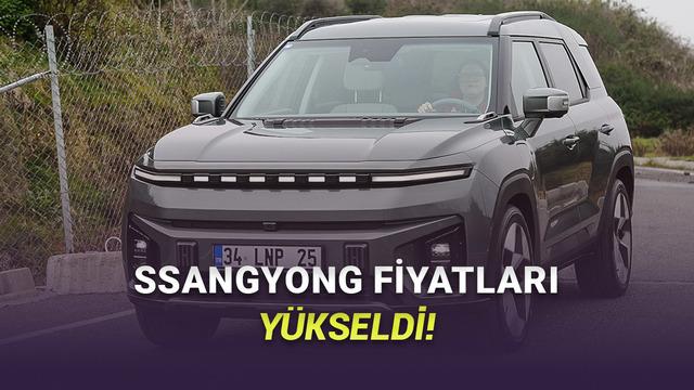 Mart 2026 SsangYong (KG MOBILITY) Fiyat Listesi: Yeni Otomobiller Geldi, Fiyatlar Yükseldi!