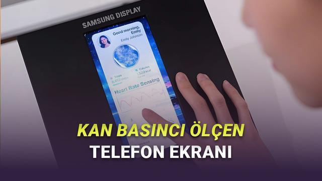 Samsung, Tek Dokunuşla Kan Basıncı ve Kalp Atış Suratı Ölçebilen Telefon Ekranı Tanıtt!