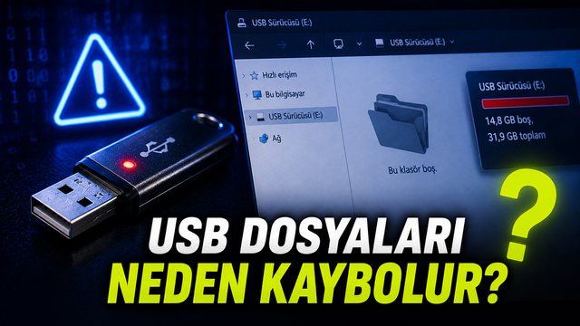 ‘USB Bellek Dolu Görünüyor Fakat Evraklar Yok’ Sorunu Nasıl Çözülür?
